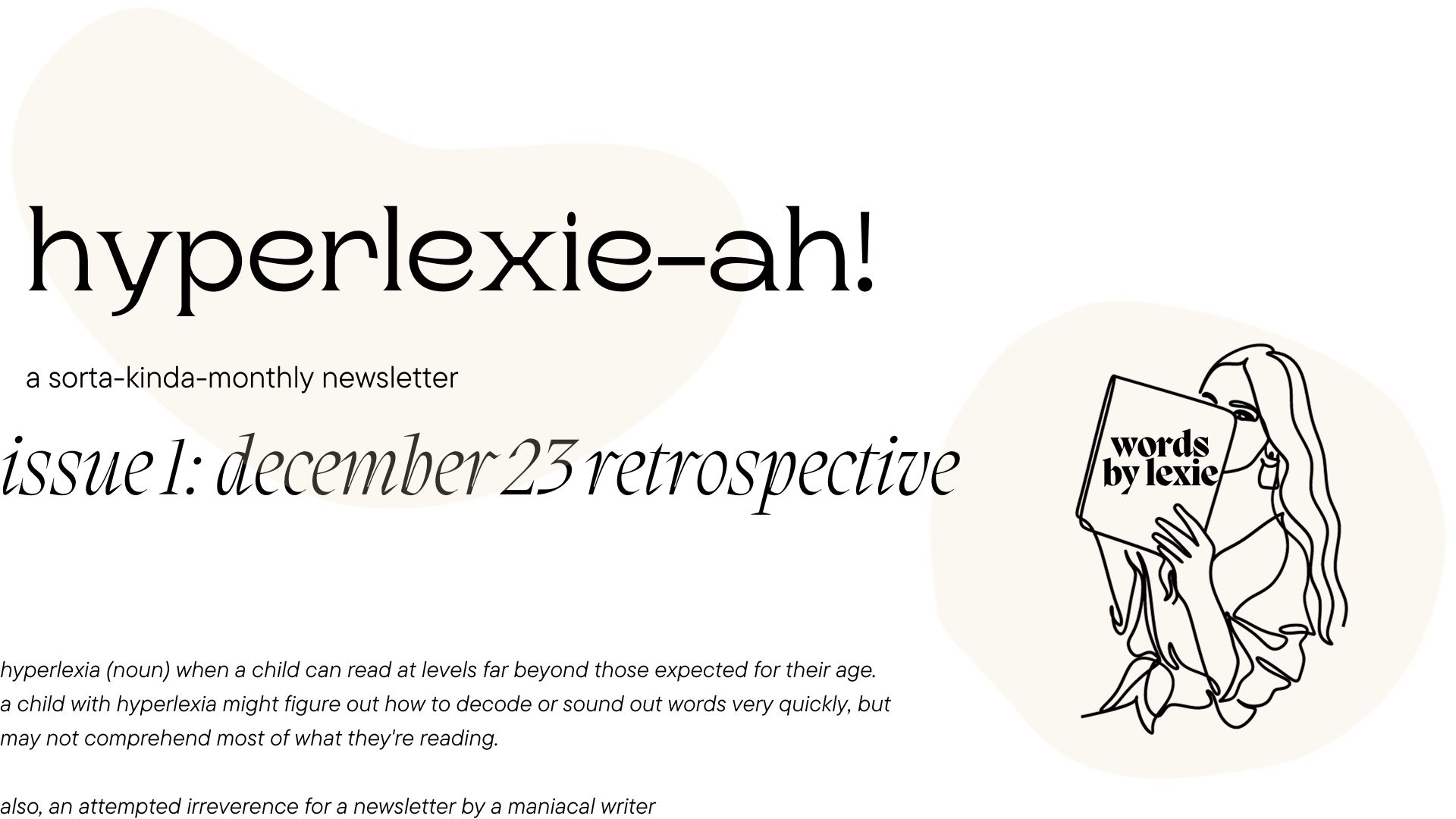 hyperlexia: issue 1